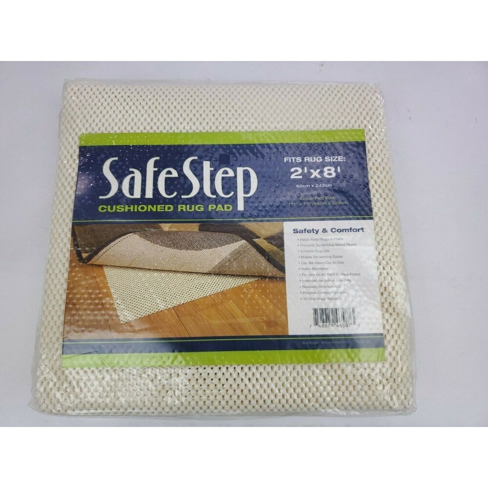 SafeStep Cushioned Rug Pad Fits Rugs 2' x 8'